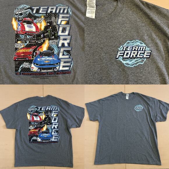 Gildan Other - Team Force Men's Size 2XL John Force Team Short Sleeve Racing T-Shirt